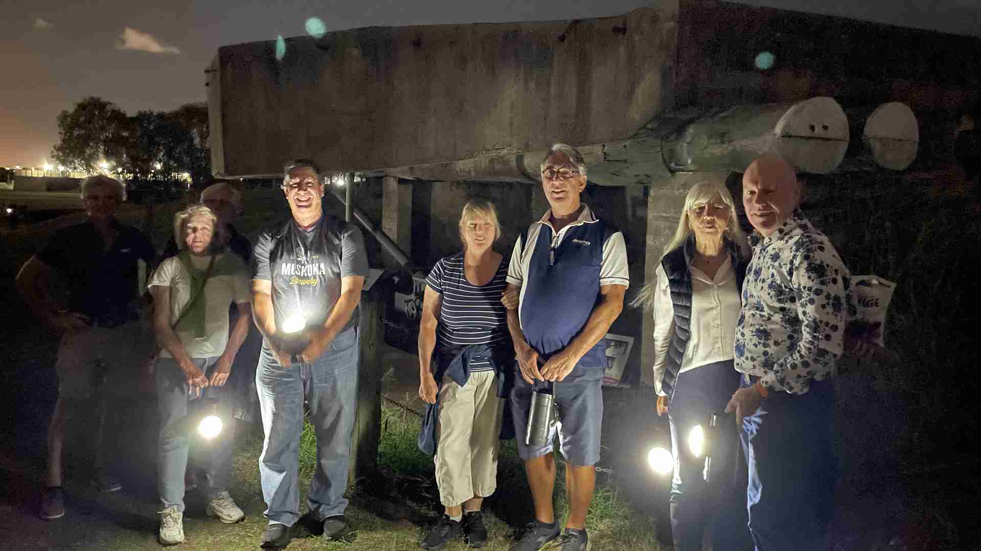 Fort Lytton at Night Sail Cruising 25 November 2023