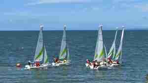 Gumdale State School Regatta Sailing on Manly Queensland