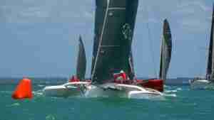 Tight Turns Catamaran on RQYS Circut