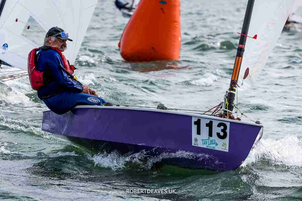 Ok Dinghy Worlds 2024 Perseverance award - Graham Lambert, New Zealand