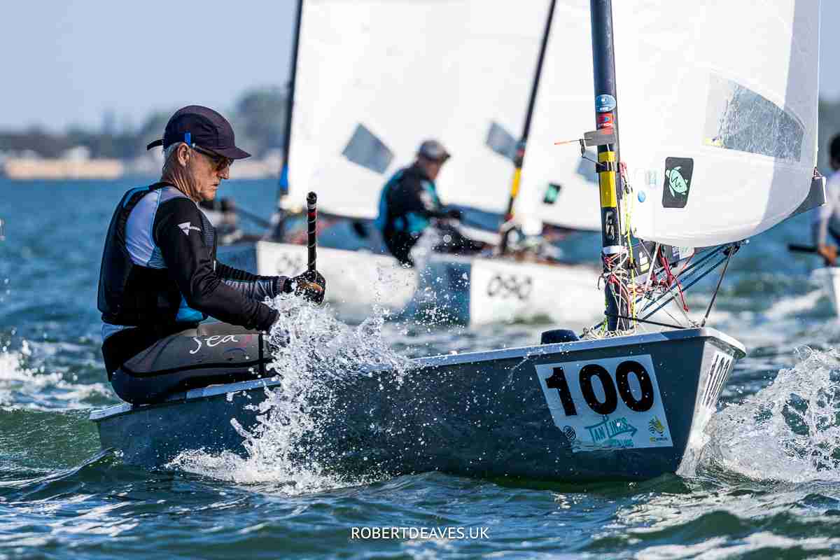 OK Dinghy Worlds 2024 First Grand Master - Jay Harrison, AUS
