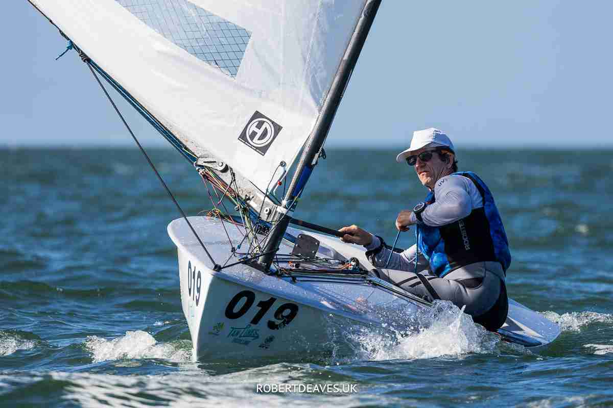 OK Dinghy WOrlds First vetran - Nick Craig, Great Brittan