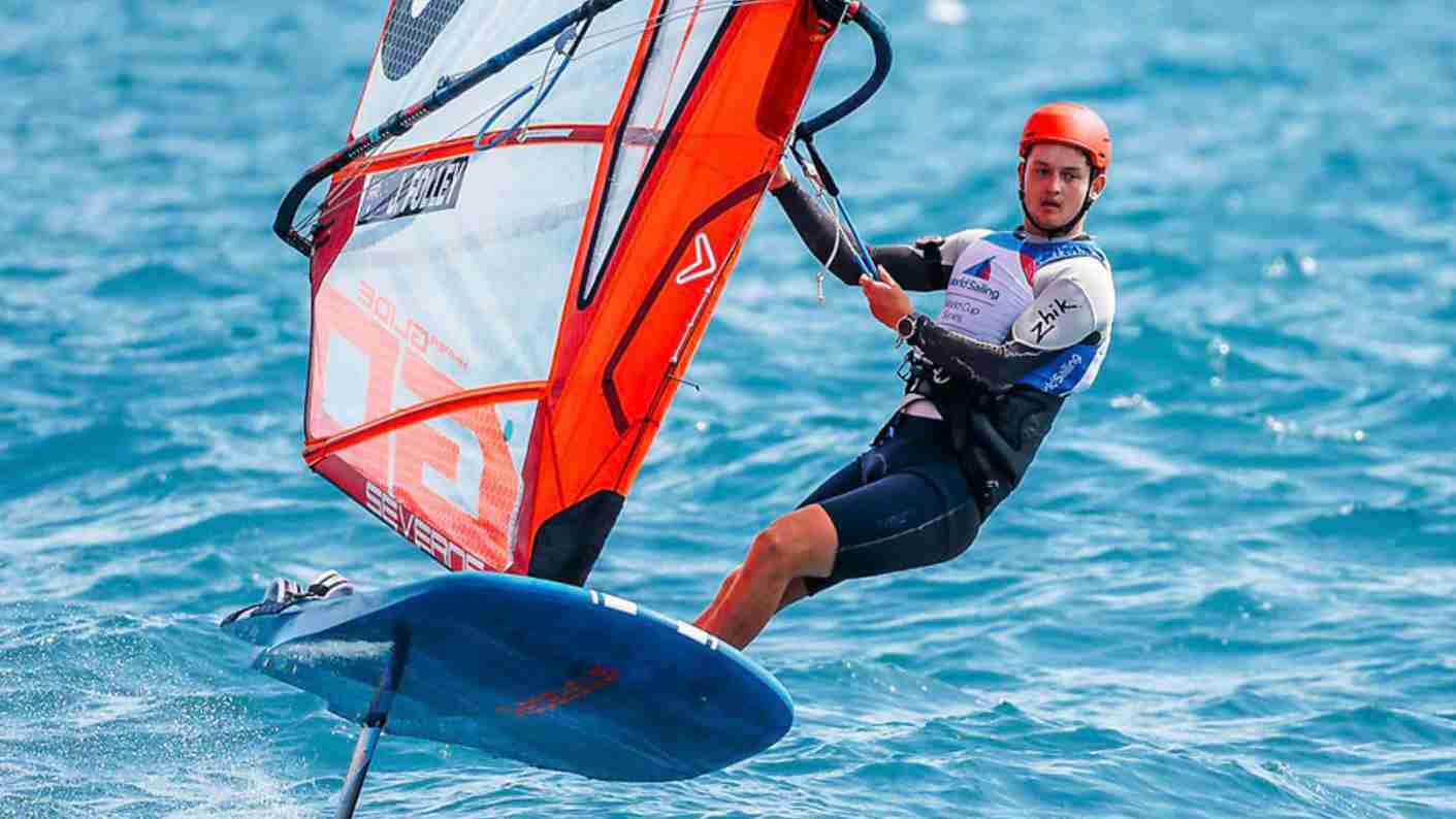 Joseph Folley First International Windsurfing Competition at Palma